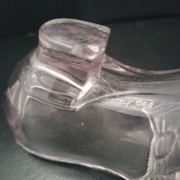 Light Pink Bow Glass Slipper 1876 Centennial Exposition Gillinder Sons 5"1/2 - Picture 14 of 14